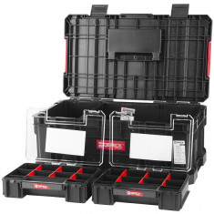 QBRICK SYSTEM TWO TOOLBOX Plus + 2 x SYSTEM TWO ORGANIZER MULTI