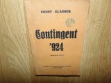 CONTINGENTUL 1924 -ERNST GLAESER ANUL 1929