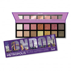 Paleta Profesionala de Farduri Rude Metropolis LONDON, 14 Colors Eyeshadow Palette foto