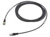 Cablu MURRELEKTRONIK M12 4 pini 5m 250VDC pentru senzori și automatizări 7000-40021-6340500