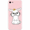 Husa silicon pentru Apple Iphone 7, Cute Rabbit