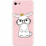 Husa silicon pentru Apple Iphone 5c, Cute Rabbit