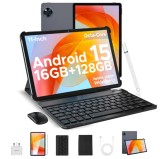 Cumpara ieftin Tableta Doogee U11, VIP, Gri, 11 HD IPS 90Hz, 16GB RAM (4GB + 12GB extensibili), 128GB ROM, 13MP + 5MP, Android 15, Unisoc T606, 8580mAh, 10W, Debloca