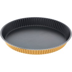 Tava de copt pentru tarte Tefal Chef Club, invelis antiaderent, 30 cm, galben