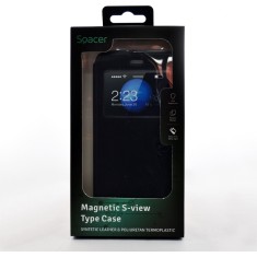 Husa Samsung J5 2017 (doar J530F) Spacer, negru, magnetica tip portofel &quot;SPT-M-SA.J52017&quot;