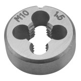 Filiera M10 Topex 25 x 9 mm pentru filet exterior din otel tungsten