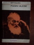 Pagini alese-B. P. Hasdeu