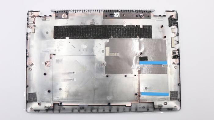 Carcasa inferioara bottom case Laptop, Lenovo, Flex 4-1570 Type 80SB, 5CB0M31440, AP1JD000730, argintie