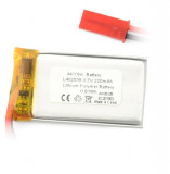 Acumulator Lithium Poliymer 12210 220mAh 1S 3.7V conector JST-BEC 36x20x4mm AKYGA Battery