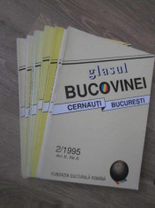 SET 7 REVISTE GLASUL BUCOVINEI CERNAUTI-BUCURESTI 1-2/1994, 2/1995,1/1996, 2,4/1997, 1/1998-COLECTIV foto