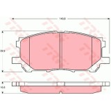 Set placute frana Trw GDB3338, parte montare : Punte fata