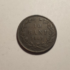 10 bani 1867 Heaton