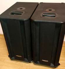 Subwoofere active BST K212A 600W RMS (2 bucati - pereche) foto