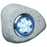 Smartwares Lampi gradina cu LED, model piatra, 3 buc, 2,7 W, gri RS306 GartenMobel Dekor, vidaXL