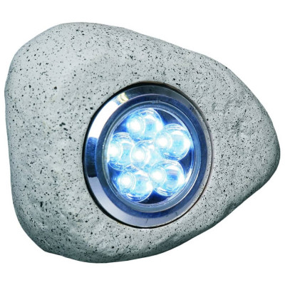 Smartwares Lampi gradina cu LED, model piatra, 3 buc, 2,7 W, gri RS306 GartenMobel Dekor foto