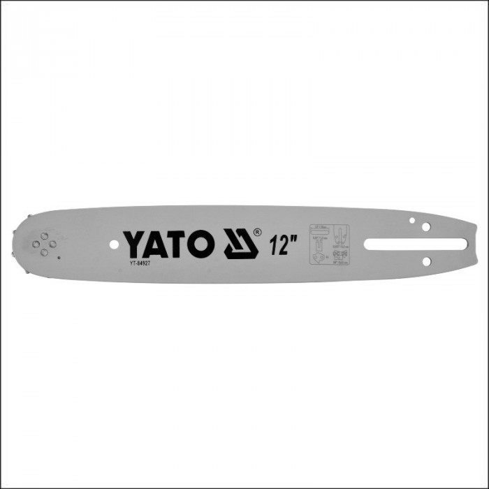 YT-84927 YATO Lama lungime 300 mm, pentru drujba cu lant cu pasul de 3/8&amp;quot;, grosime 1.3 mm, 44 dinti