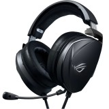 Casti gaming ASUS ROG Theta Electret, difuzoare dedicate Hi-Fi Electret 120mm, compatibile multiplatforma, 3.5mm, Negru