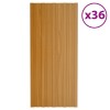 vidaXL Panouri Acoperiș Oțel Galvanizat 100x45cm, 36 buc, Aspect Natural, Durabile, Anticorozive