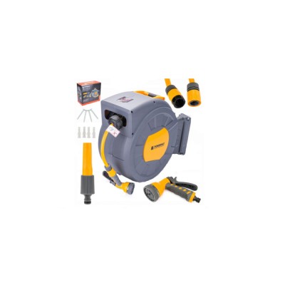 Tambur cu furtun, pentru gradina 35 metri 1/2&amp;quot;, Powermat foto