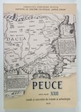 PEUCE , SERIE NOUA , NR. XXII , STUDII SI CERCETARI DE ISTORIE SI ARHEOLOGIE , 2024