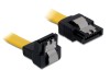 Cablu SATA 3 Delock 6Gb/s, Tata Drept - Tata Unghi Jos, 50cm, 82811