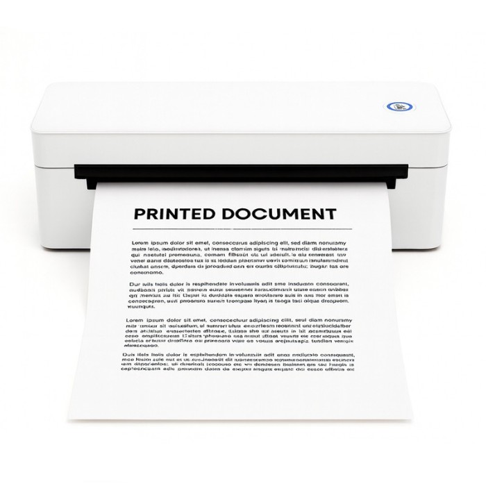 Imprimanta termica portabila A4, USB, Bluetooth, 300 DPI, Windows, Android, iOS