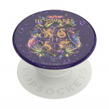PopSockets - PopGrip - Harry Potter - Hogwarts Floral Glitter