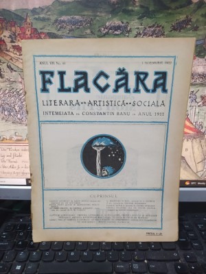 Flacăra Literară, Artistică, Socială, anul VII No. 44, 3 noiembrie 1922, Leon Donici, Leonid Andreev, Aron Cotruș, Petre Strihan, St. Dimitrescu, 103 foto