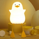 LOSUN Duck Night Light pentru copii, Cute Minting Duck Touch Lampă Silicon cu Di