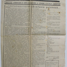 ORIZONT, REVISTA DE LITERATURA , ARTA , CULTURA , GANDIRE SOCIALA , ANUL I , NR. 20 , SEPT. 1945