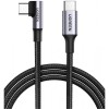 Cablu Date si Incarcare USB-C - USB-C UGREEN US334 Angled, 100W, 1m, Negru