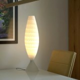 Veioza Tagwerk Fraktal 3D Print 1XE27 Alb