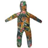 Cumpara ieftin Salopeta impermeabila pentru copii KidsCare Jungla, softshell, marimea 92