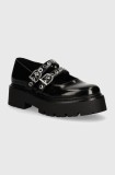 Steve Madden pantofi de piele Overt femei, culoarea negru, cu platforma, SM11003286