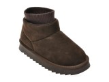 Ghete SELECTION KIDS maro, 6037, din piele intoarsa