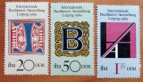 GERMANIA-DDR-ULTIMELE EMISI!!!!-1989-&#039;&#039;EXPO de CARTE&#039;&#039;-SET DE 3V.-MNH-Nestampilate