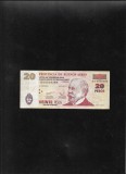 Rar! Argentina provincia Buenos Aires (Patacon) 20 pesos 2002 seria00838389