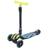 Trotineta pliabila, Action One, Fantasy, cu roti luminoase, Multicolor