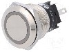 Intrerupator anti-vandalism, ON-(ON), &Oslash;19mm, EAO, 82-5151.1144