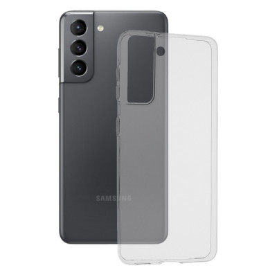 Husa pentru Samsung Galaxy S21 5G - Techsuit Clear Silicone - Transparenta foto