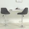 vidaXL Scaune de bar, 2 buc., gri &icirc;nchis, catifea 335306