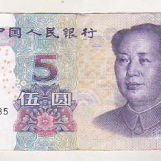 bnk bn China 5 yuan 2005 circulat