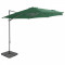 Umbrela de exterior cu baza portabila, verde GartenMobel Dekor