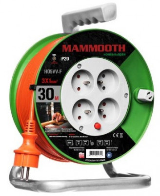 Prelungitor Mammooth 30M, 230 V, 10 A EXTDG5VV-F3X130M4E foto