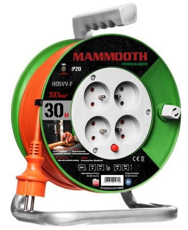 Prelungitor Mammooth 30M, 230 V, 10 A EXTDG5VV-F3X130M4E