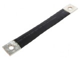 Bandă de &icirc;mpăm&acirc;ntare izolată 50mm2 &Oslash;1: 11mm &Oslash;2: 11mm