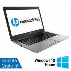 Laptop HP EliteBook 840 G1, Intel Core i5-4200U 1.60GHz, 4GB DDR3, 120GB SSD, 14 Inch, Webcam + Windows 10 Home foto