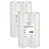Set 4 role pungi vidat gofrate, dimensiuni 150x3000 mm, transparente, grosime 85 microni, preparare sau depozitare Sous Vide