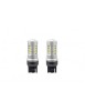 Set 2 becuri Led Auto Alb T20 W21W Canbus cu 24SMD simpla intensitate 12-24V Alb, Amio