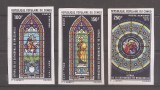 Congo 1970 - Vitralii, Catedrala Brazzaville, serie NDT, MNH, Nestampilat